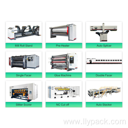 High Speed corrugated cardboard production line